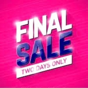 !!!FINAL SALE!!! 2 Days Only! Extra discount!